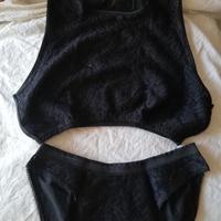 Completo intimo nero