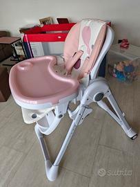 Seggiolone Kinderkraft Yummy Rosa Pois 6-36mesi