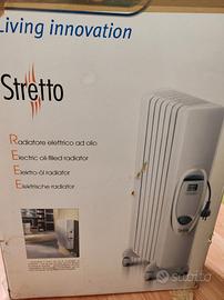 Radiatore elettrico ad olio De Longhi stretto 1500