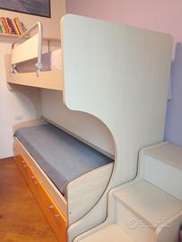 Letto a soppalco scorrevole 300 €
