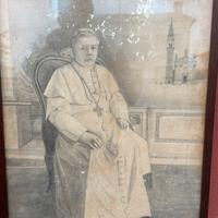 Vari quadri stampe e disegno Pio X