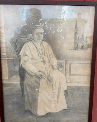 Vari quadri stampe e disegno Pio X