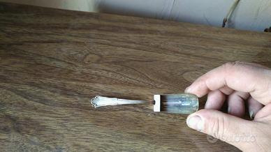 cucchiaino da zucchero vintage argento 800