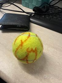 Pallina autografata Federer