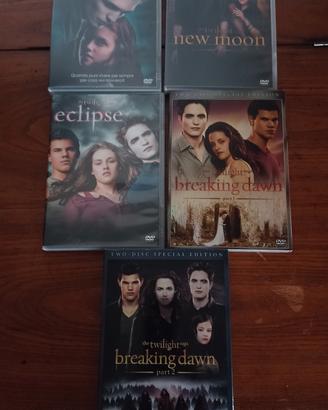 The Twilight saga serie completa in DVD 