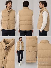 Gilet da uomo in piuma d’oca - bege