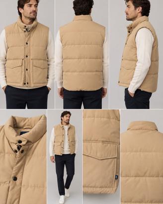 Gilet da uomo in piuma d’oca - bege