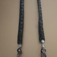 collana pelle e acciaio Harley Davidson