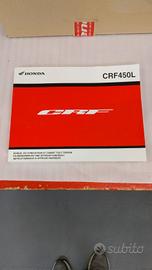 MANUALE OFFICINA CRF450L 2019 NON IN ITALIANO
