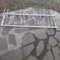 Portabici 4 posti in acciaio zincato