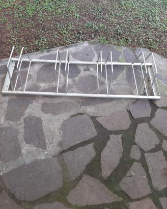 Portabici 4 posti in acciaio zincato