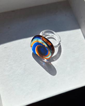 Anello Artistico in vetro