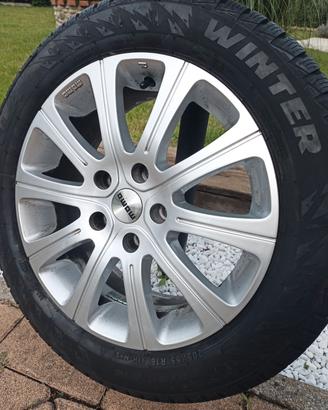 GOMME INVERNALI+CERCHI MOMO 16 AUDI VW SKODA
