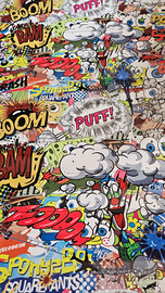 Pellicola wrapping sticker boom cartoon