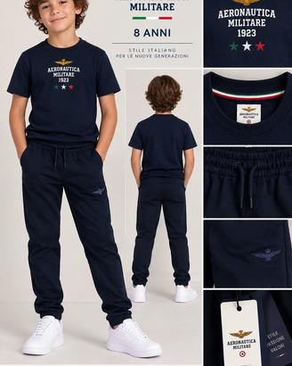 Completo Aeronautica Militare bambino 8 anni nuovo