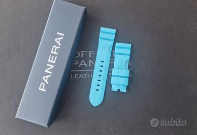 cinturino per orologio Officine Panerai celeste 