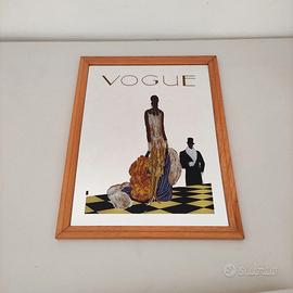 PUBBLICITA' VINTAGE VOGUE ART COPERTINA MAGAZINE