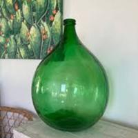 Damigiana 54 litri solo vetro da decorazione/decor