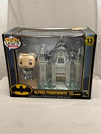 Funko pop Alfred pennyworth with wayne manor 13 dc