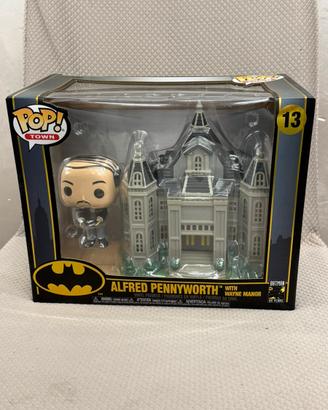 Funko pop Alfred pennyworth with wayne manor 13 dc