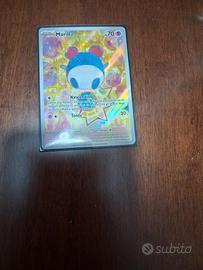 carta marill rarità illustrativa