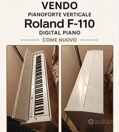 pianoforte verticale Roland f-110 come nuovo