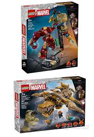 LEGO 76280 Spider-Man 76343 Hulkbuster vs The Hulk