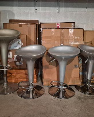 Set n.4 sgabelli da cucina con altezza regolabile