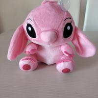 Pupazzo stitch rosa con ventosa nuovo