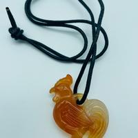 Ciondolo gallo in corniola