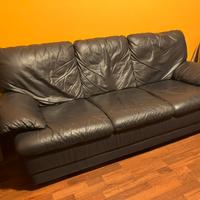 Divano in pelle ecopelle tre 3 posti