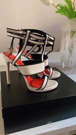 Mangano - Sandali alti meravigliosi in pelle tg37