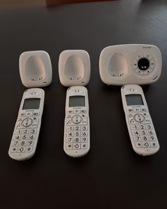 Alcatel XL585 TRIO cordless telefono fisso casa