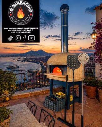 Forno pizza Napoletano per Esterno. Legna o Gas