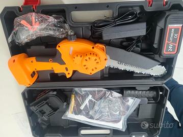 Motosega a batteria nuova con valigia 