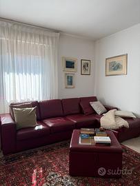 Divano in pelle lungo 2,82m