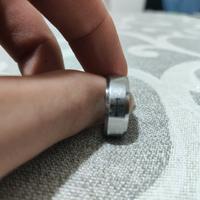 Anello inox con croce