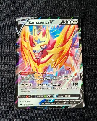 carta zamazenta v Pokémon 
