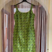 tubino verde con spalline taglia 46