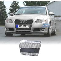 GRIGLIA AUDI A4 B7 04-09 LOOK RS CROMO NERO ABS
