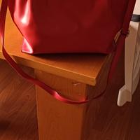 Borsa donna rossa in vera pelle 