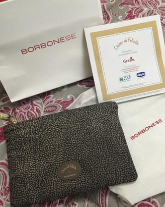 Pochette borsa a mano Borbonese nuova