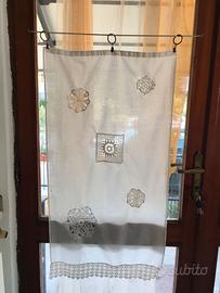 coppia tendine artigianali romantiche shabby