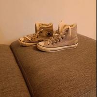 scarponcini converse all stars con pelo