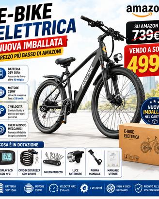 bicicletta elettrica e-bike uomo/donna   NUOVO