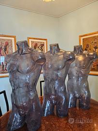 Manichini torso plexiglass uomo