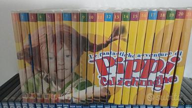 Lotto 21 Dvd completo sigillato Pippi Calze Lunghe