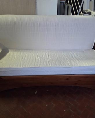 Divano letto in stile rustico 