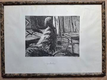 Stampa d'arte originale di Americo Mazzotta, 1983