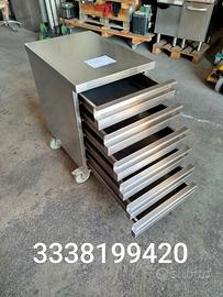 Cassettiera in acciaio inox